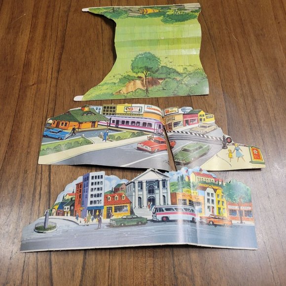 Transogram Trik Trak 1964 Cross Country Road Rally Game Parts - Picture 2 of 4